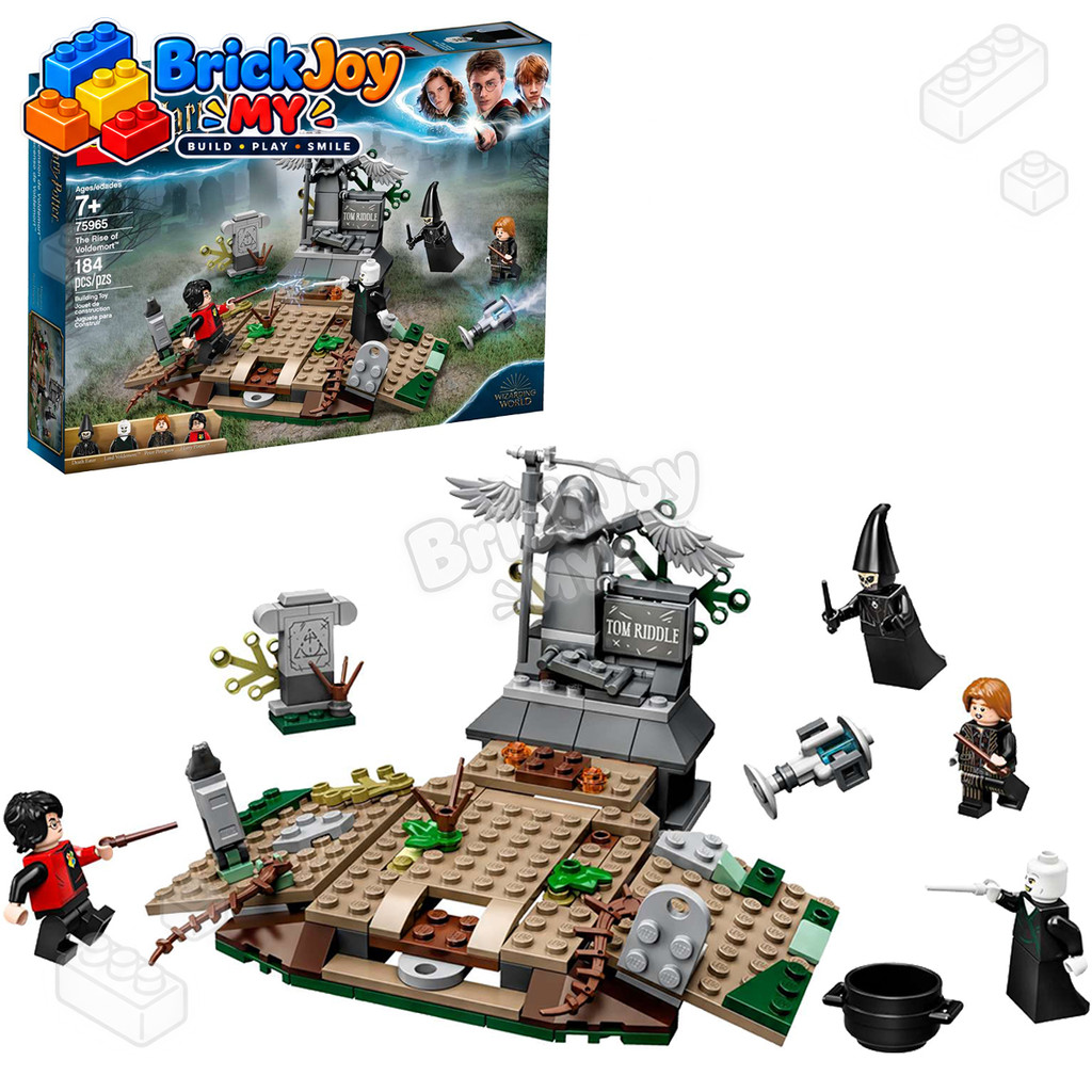 75965 Rise of Voldemort Building Blocks Goblet of Fire Magic Wizard ฉากชุดของเล่นก่อสร้าง Lord Volde