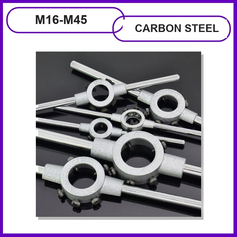 รอบ Die Stock ประแจ M16-M45 สําหรับอุตสาหกรรมและ DIY คู่มือ Threading YJ-3