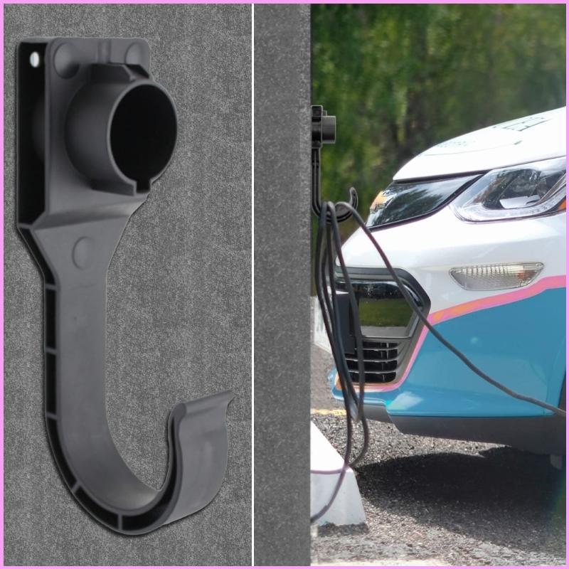 INF EV Charger Holder Gun-Head Socket Dock สําหรับ Type 2 J1772 สายชาร์จ Connector