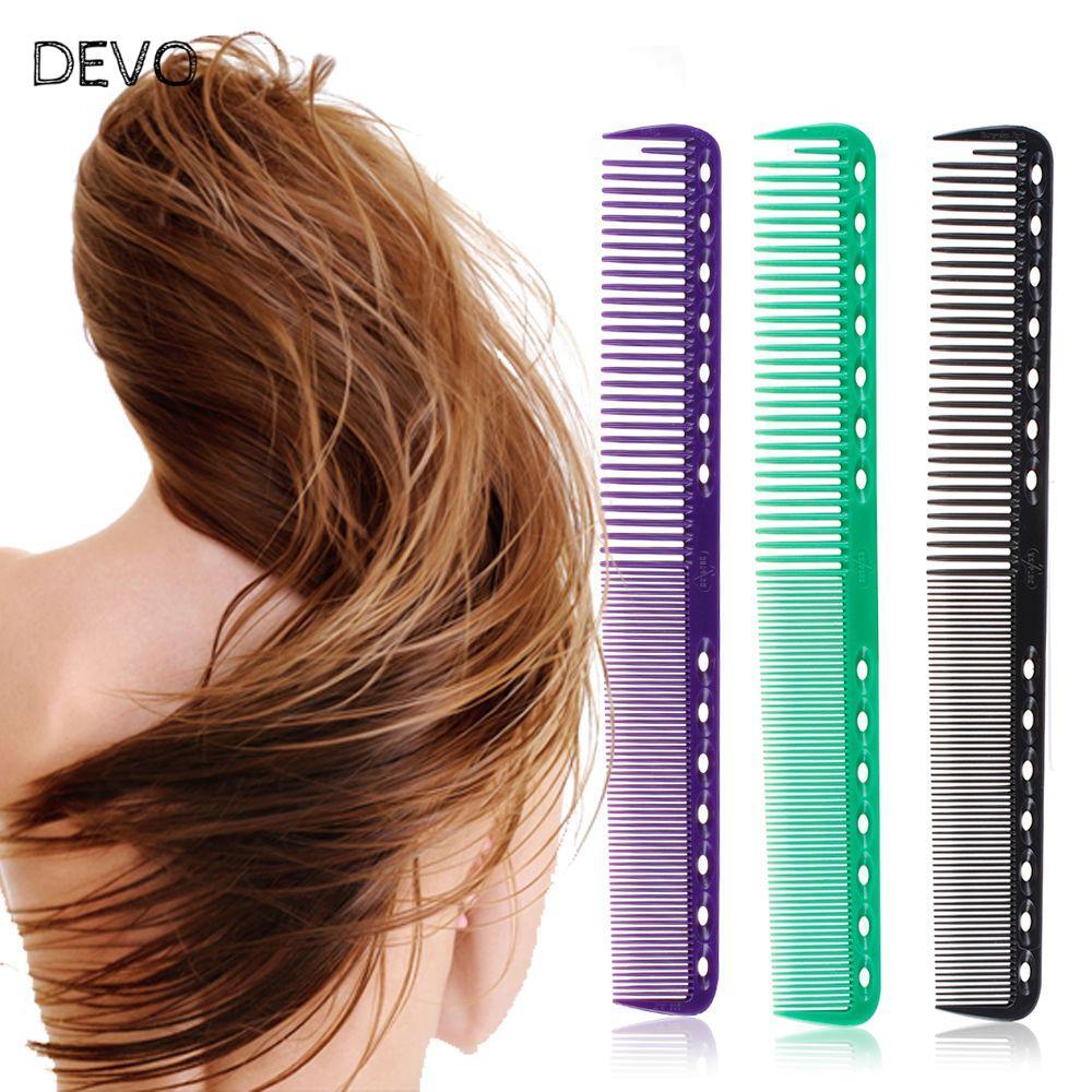 DEVO หวีตัดผม Flattop ทําผมพลาสติกป้องกันไฟฟ้าสถิตย์