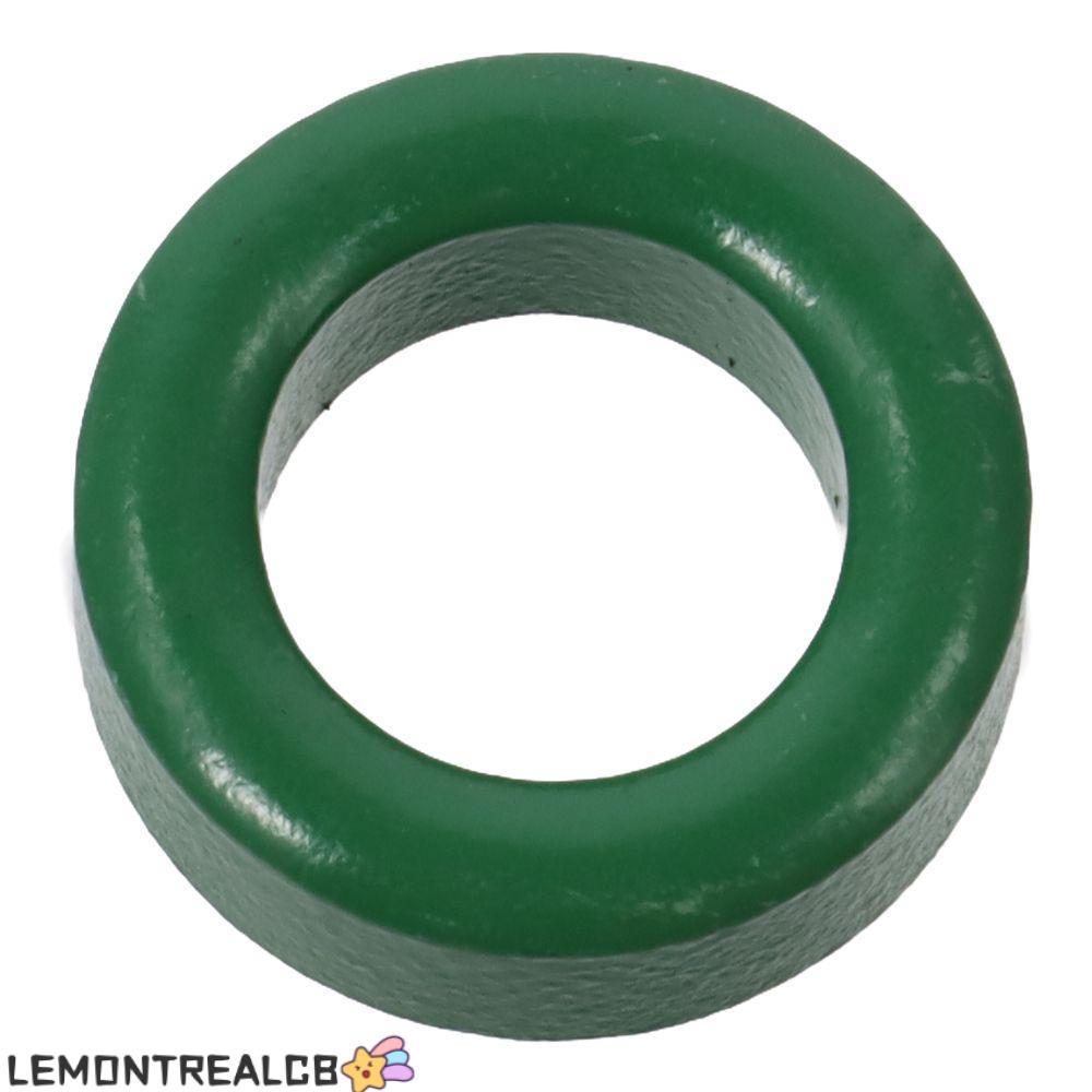 LEMONTREALCB Toroid Ferrite Core, Ferrite Chokes Ring Restraining Interfeel, Green Metal Power Trans