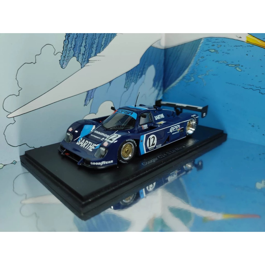 现货C found Spark Courage Cougar 保捷 C24S C26S Gourgo24小耐力赛时 1990 1991 1/43Spark Courage Porsche C24S C