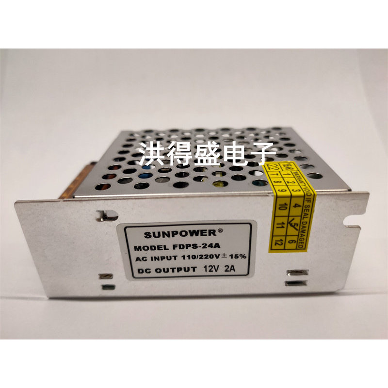 SUNPOWER FDPS-24A 24V1A Switching Power Supply 220V to DC24V DC Power Supply 24W ไฟ LED