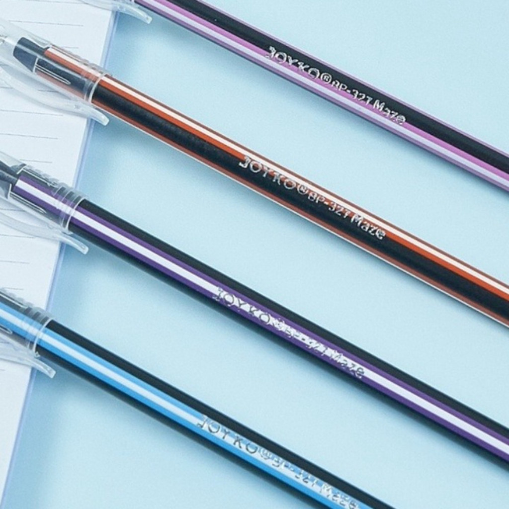 Maze Ball Pen 0.7 mm / Black Blue Red Ink Pen BP-327