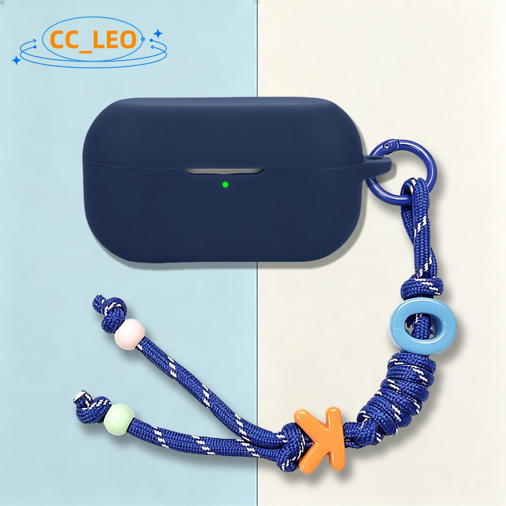 Suitable for Technics EAH-AZ60M2 Case Soft Silicone Case Cute OK Lanyard Shockproof Protective Cover