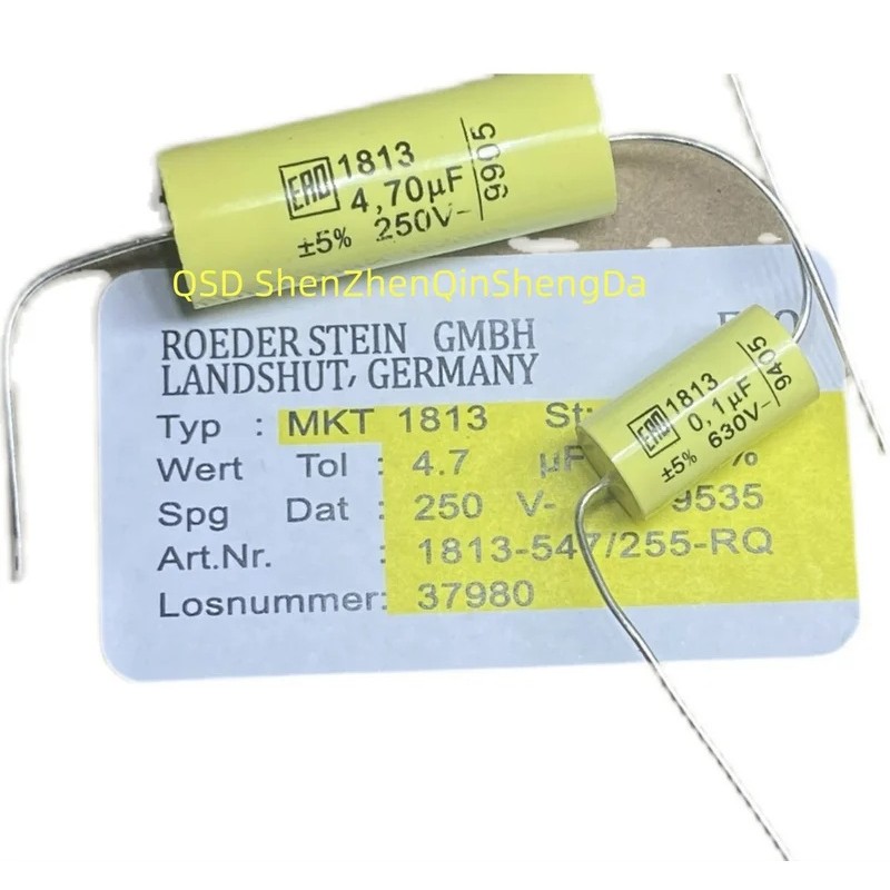5 ชิ้น/ล็อตสําหรับ ERO MKP 1813 0.1UF 630V/0.22UF/0.33UF/0.47UF/1UF/ 2.2UF 400V/ 3.3UF 250V 4.7uf 2.