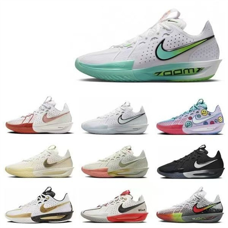 [จัดส่งด่วน] รองเท้าบาสเก็ตบอล Zoom GT Cut 3 EP ตัวเลือกหลากสี Low-Top Mens GT Third Generation Prac