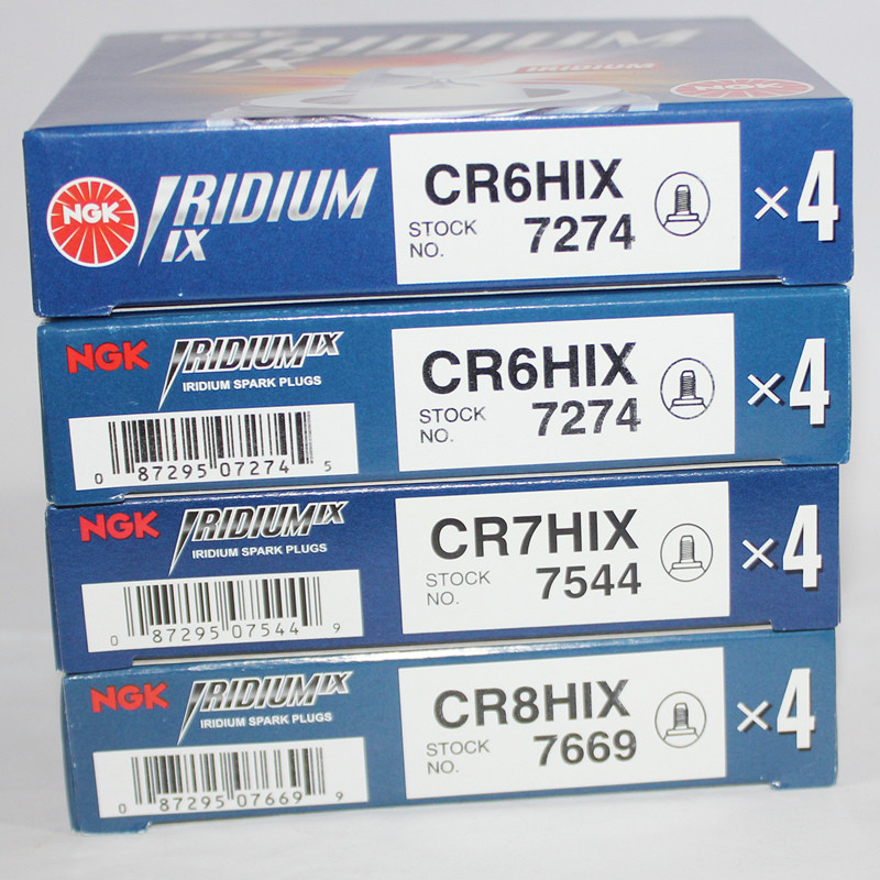 หัวเทียน NGK Iridium CR8HIX CR6HIX CR7HIX เหมาะสําหรับ Kaiweilong Jiafu Xiqiaoge Patrol Eagle Ginger