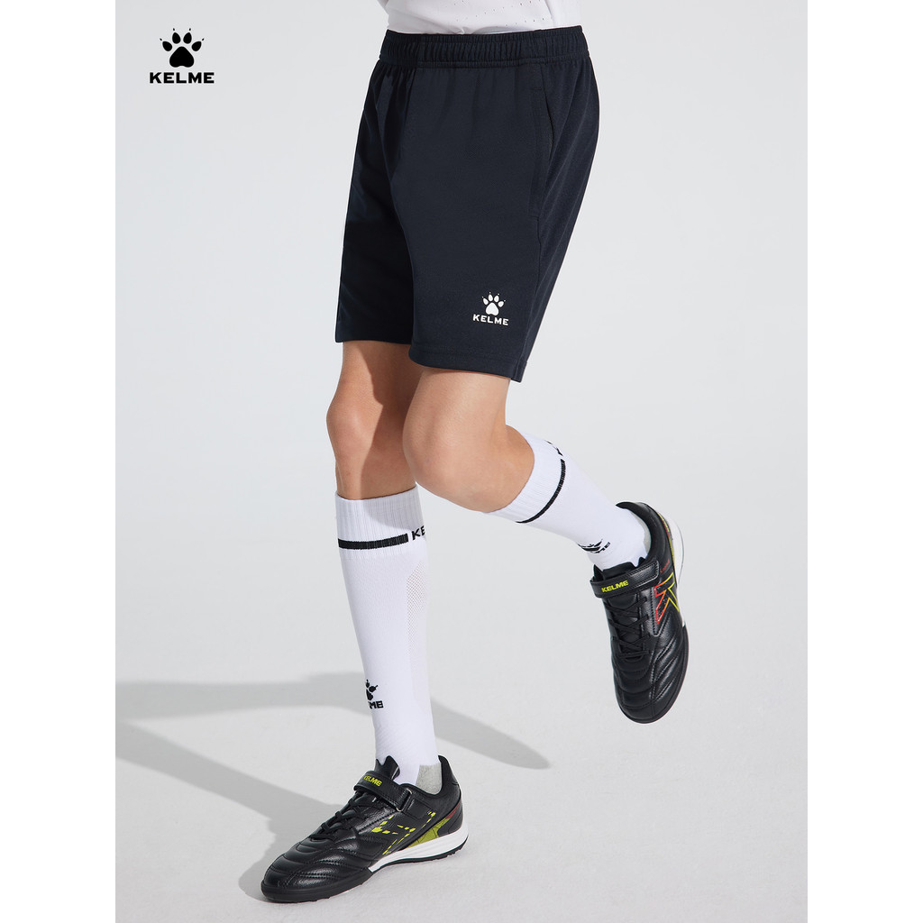KELME KIDS KELME กางเกงขาสั้นถักสําหรับเด็กฤดูร้อนนักเรียนวิ่ง Quick-Drying Football Training Five-