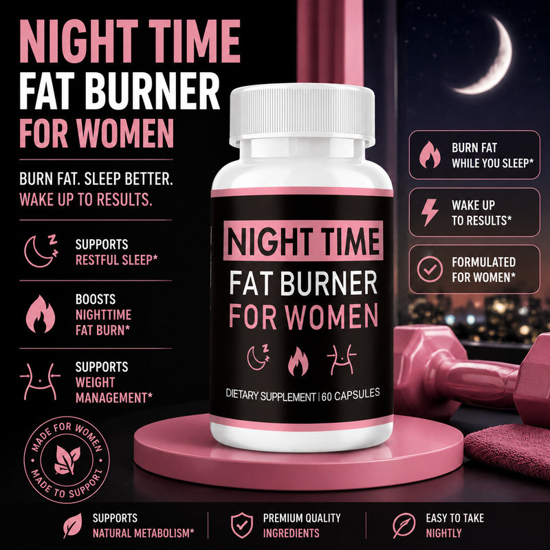 爆款速发NIGHT TIME FAT BURNER สําหรับผู้หญิง 女夜性 夜间绿茶提物