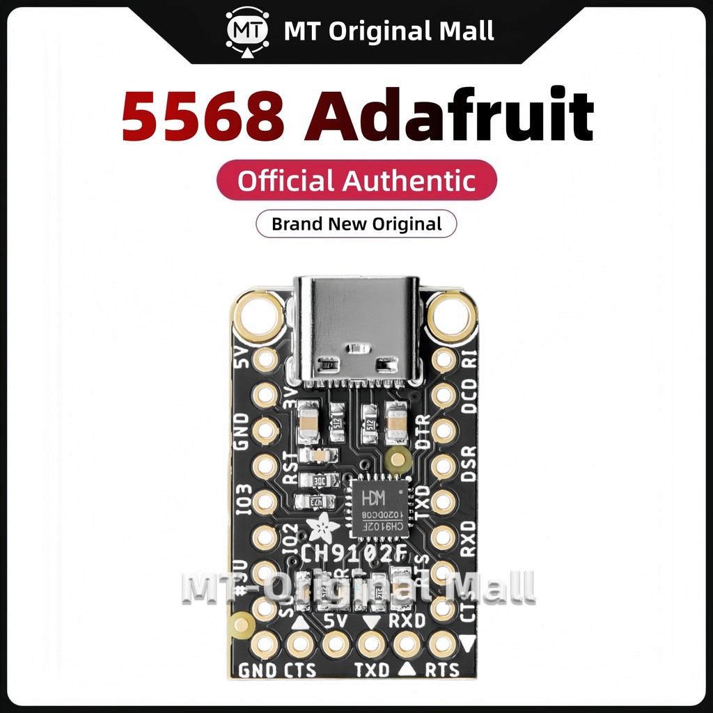MT-Original Mall 5568 Adafruit WCH CH9102F Friend - ตัวแปลง USB to Serial