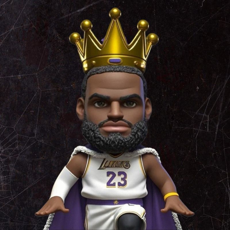 NBA Star James History Score King 1/6 Scale อินเทรนด์เล่นรูปประณีตเดสก์ท็อปตกแต่ง James รูป Tt26.9.3