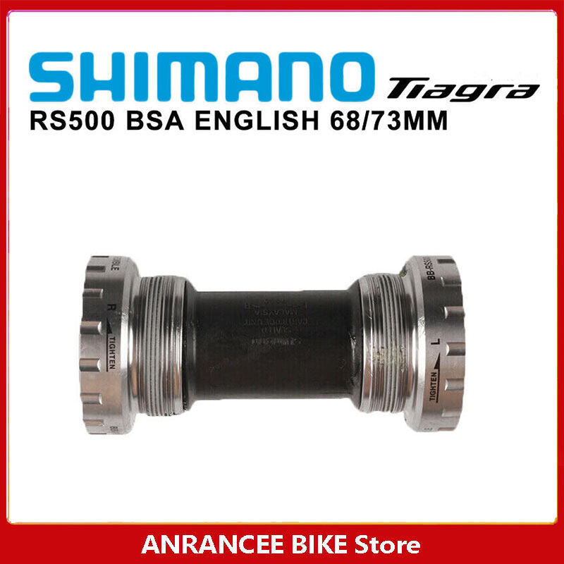 Shimano Tiagra RS500 RS501 ตัวยึดด้านล่างจักรยานถนน RS500 RS501 BSA ภาษาอังกฤษ 68/70 มม.ด้าย BB Holl