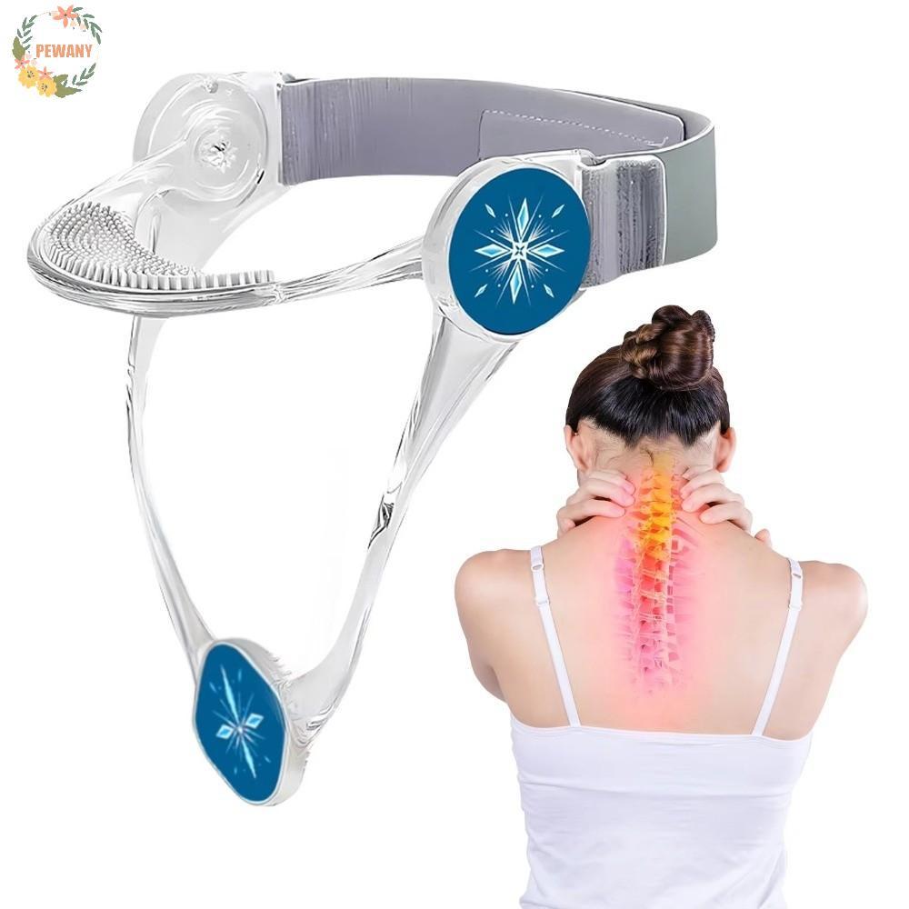 PEWANY Cervical Collar, TPU Silicone Chin Pad Neck Brace, Forward Head Posture Support Adjustable Fo