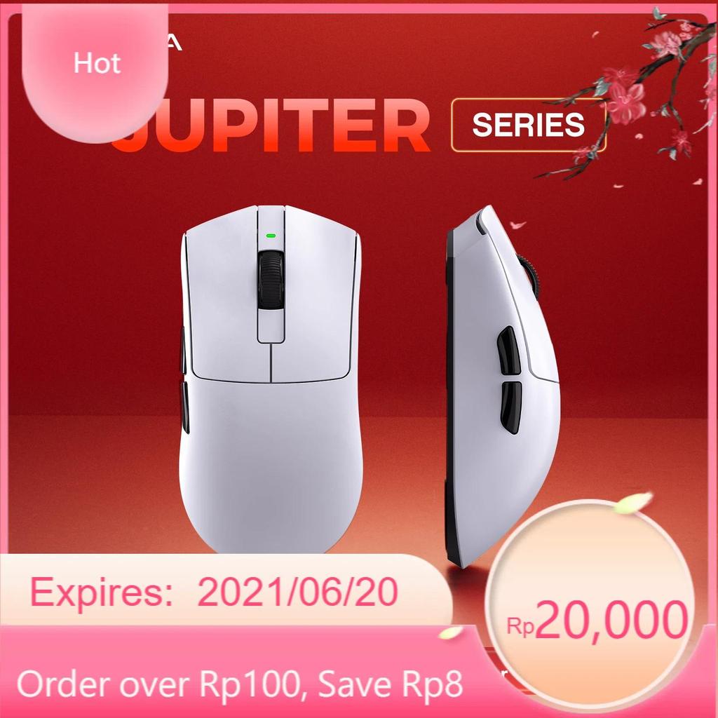 KYSONA Jupiter เมาส์เกมมิ่งไร้สาย PAW3395 น้ำหนักเบา 49g รองรับ 8KHz Tri-Mode
