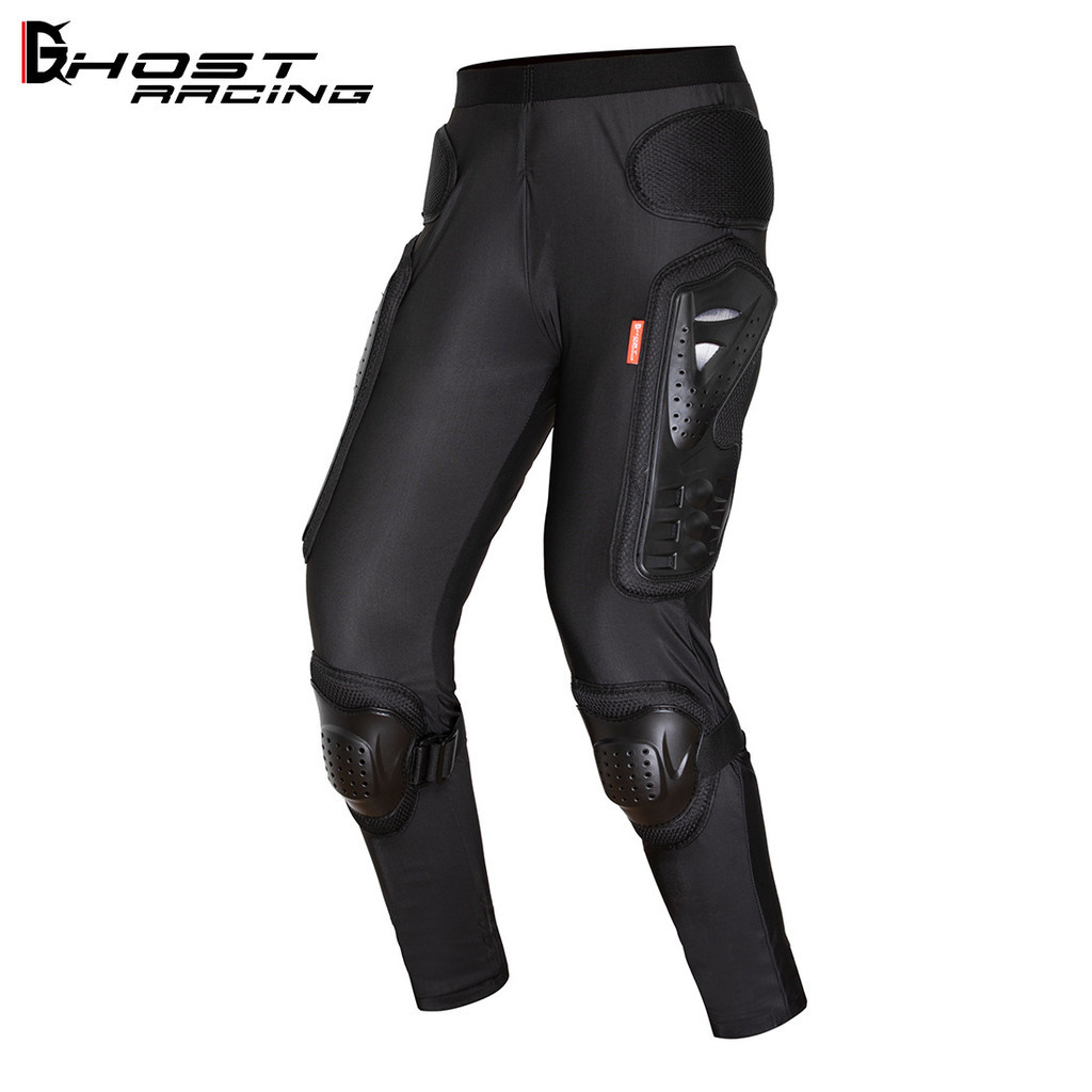 กางเกงปั่นจักรยานรถจักรยานยนต์กางเกงเกราะ Off-Road Shock-resistant Hip Pads เข่า Pads Rider