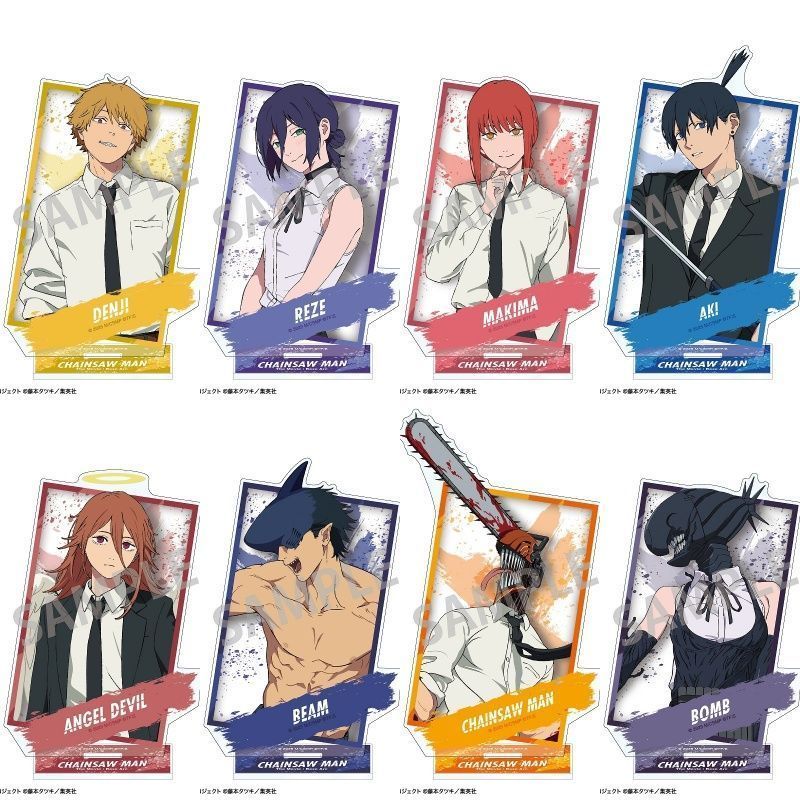 【พร้อมส่ง】shf chainsaw man d gray man figure Chainsaw Makima เลื่อยยนต์ อนิเมะ Denji Power Denji cha