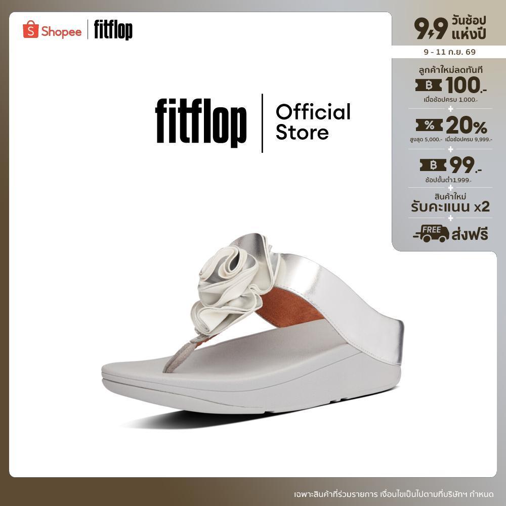FITFLOP COMM-FLORRIE TOE-THONGS รองเท้าแตะแบบหูหนีบผู้หญิง รุ่น AS8-011 สี SILVER