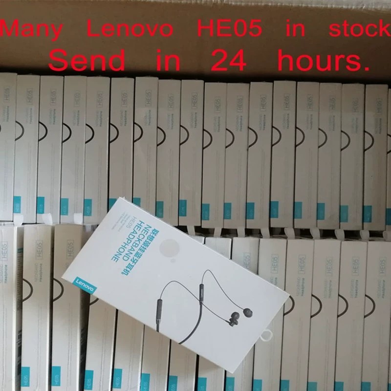 Lenovo/Lenovo HE05X ชุดหูฟังบลูทูธแขวนคอประเภทแม่เหล็กไร้สายเพลงกีฬาวิ่งชุดหูฟังยี่ห้อ 9.10 W