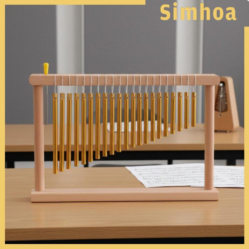 [SIMHOA] Bar Chimes เครื่องมือเพอร์คัชชัน Tabletop Chime Tree แท่งโลหะสําหรับห้องเรียนดนตรีและบันทึก