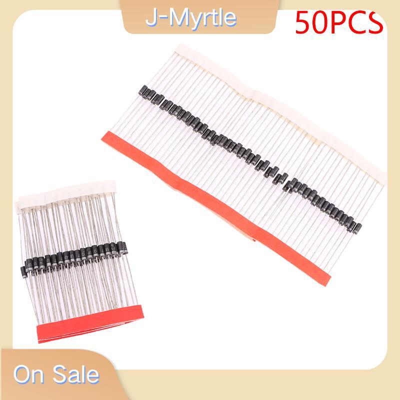 J-Myrtle 50 ชิ้น Schottky Rectifier ไดโอด UF4004 UF4007 1A 400V 1000V Ultra Fast Recovery Diode Rect