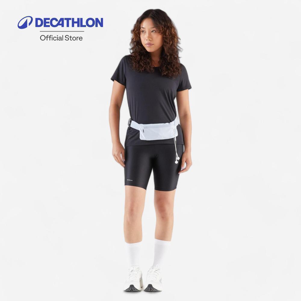 Decathlon Running Belt With 2-Compartment Pockets กระเป๋าคาดเอววิ่ง Kiprun ใส่สมาร์ทโฟนได้ รุ่น Basi
