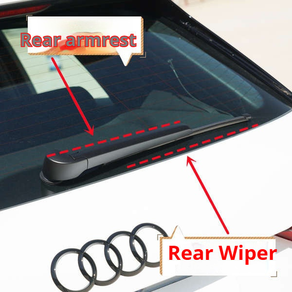 เหมาะสําหรับ Audi A1/A3/A4/Q2/Q3/Q5/Q7 ที่ปัดน้ําฝนด้านหลัง, และ A3 มือที่สอง, ไม่มีรอยขีดข่วน, ที่ป