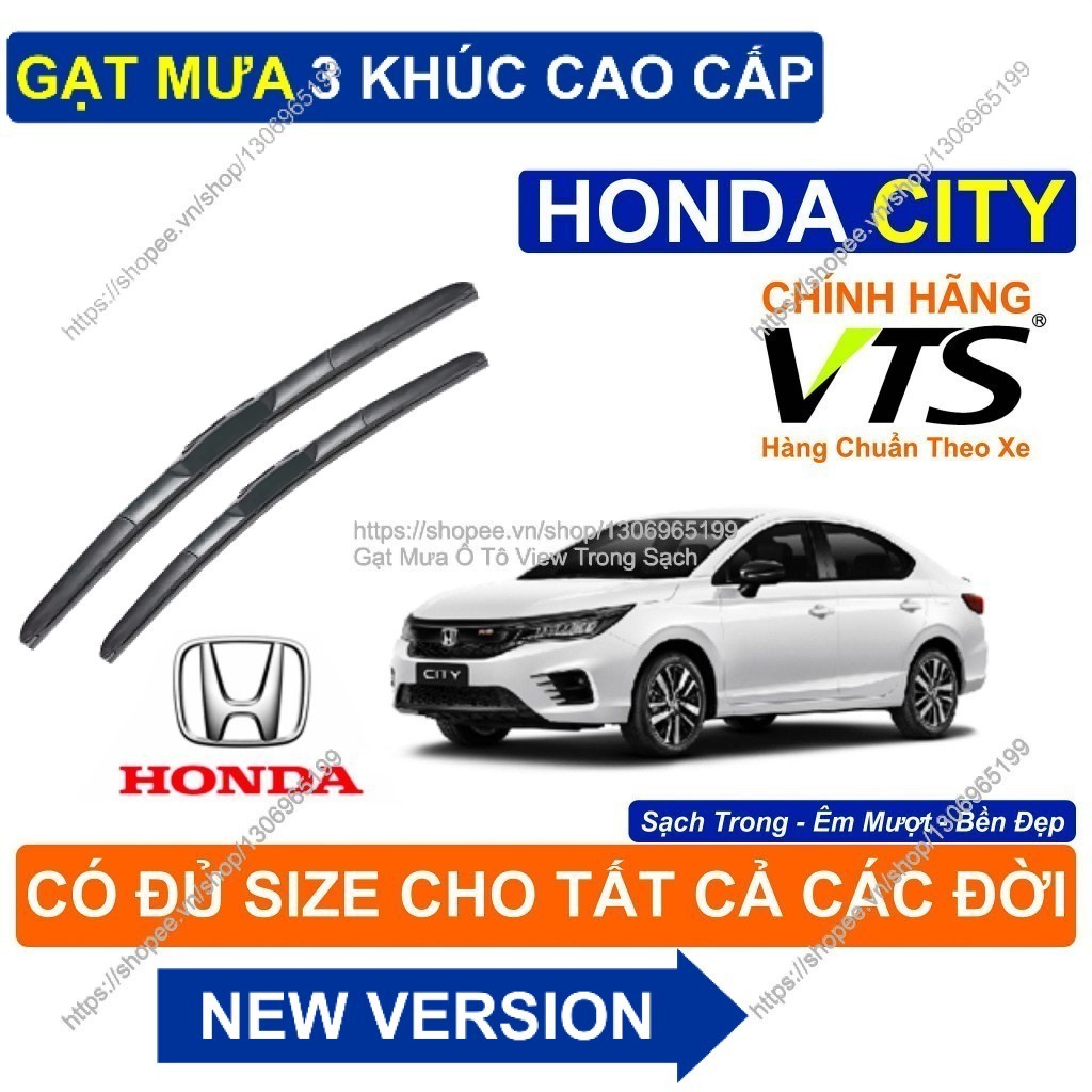 ที่ปัดน้ําฝน Honda City 3-Segment - ที่ปัดน้ําฝนคู่สําหรับ Honda City - Honda City