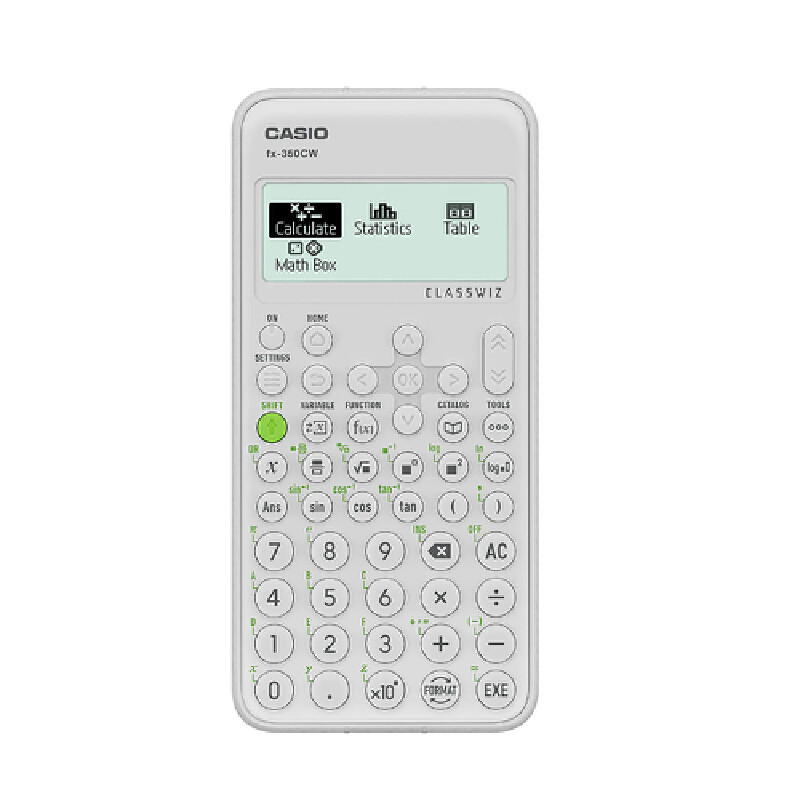 CASIO เครื่องคิดเลขวิทยาศาสตร์ FX-350CW สีขาว