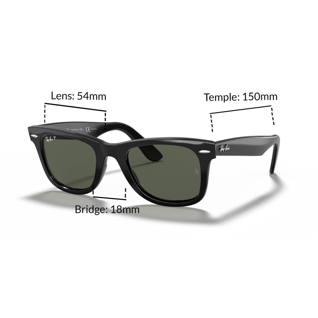 Ray-Ban نظارة شمسية Wayfarer مستقطبة RB2140F — صورة 2