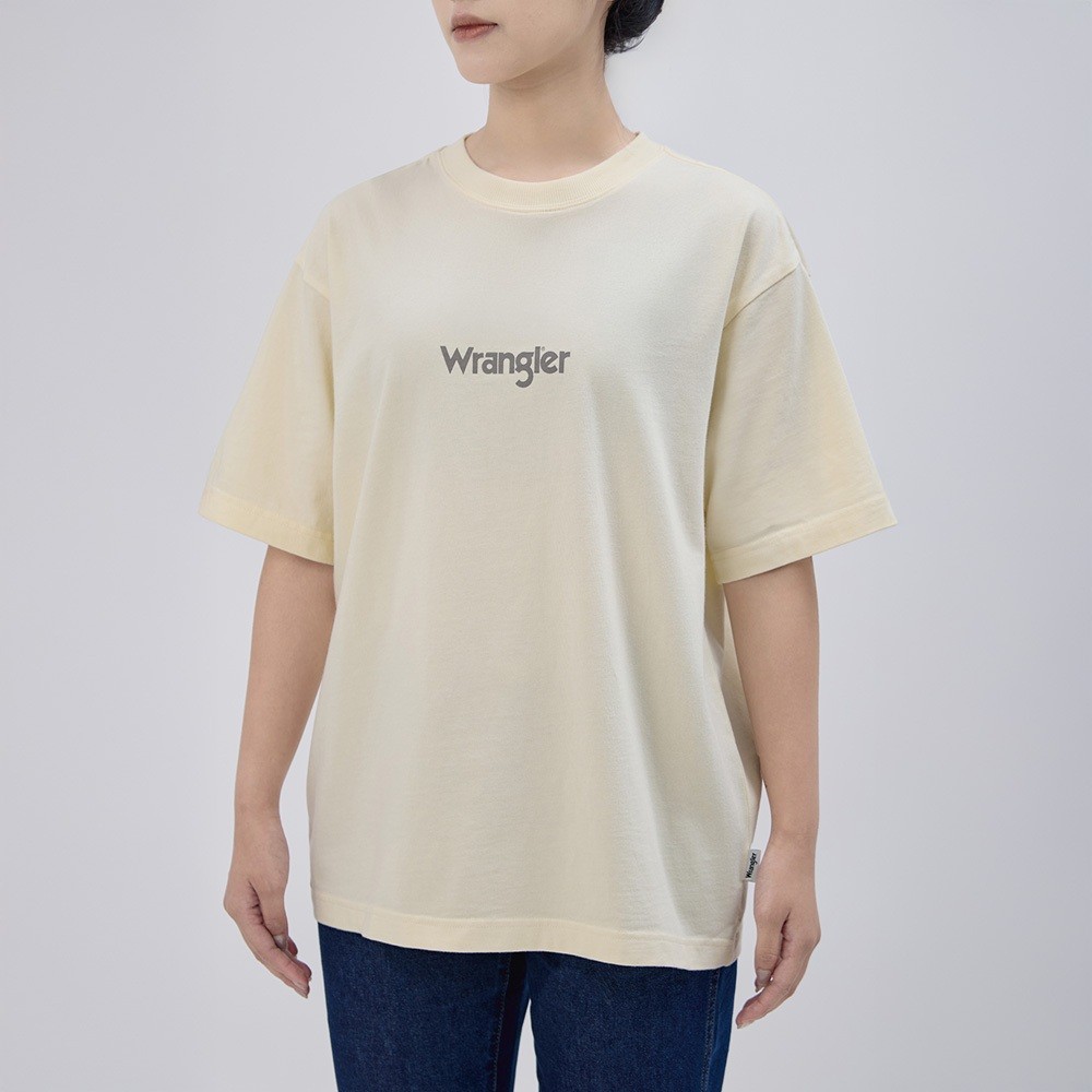 WRANGLER เสื้อยืดแขนสั้นผู้หญิง คอลเลคชั่น Everyday ทรง Relaxed รุ่น WR F325WTSSN02 สีเหลือง — صورة 3