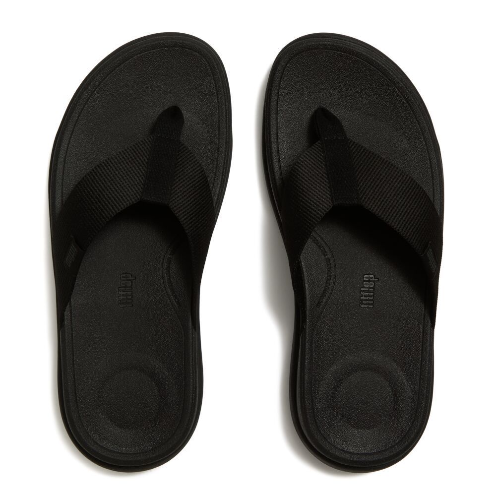 FITFLOP شبشب إصبع رجالي F-Mode GO — أسود — صورة 3