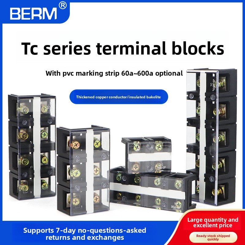 TC Terminal Block TC-603/604/1003/1004 Terminal Block Junction Box Fixed Terminal Post Terminal Boar