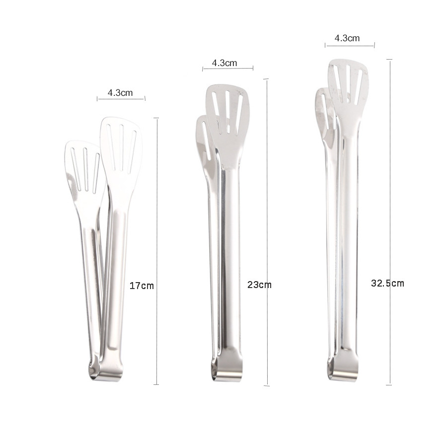 สแตนเลสที่หนีบบาร์บีคิวเกาหลีที่หนีบอาหารบาร์บีคิวที่หนีบอาหารบุฟเฟ่ต์ที่คีบเนื้อเกาหลีที่คีบเนื้อย่าง - รูปที่ 7