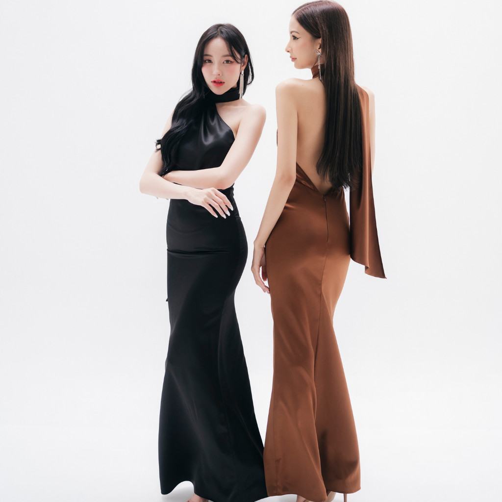 Lism D-095 Eternal Satin Gown ชุดเดรสยาวซาติน - รูปที่ 2