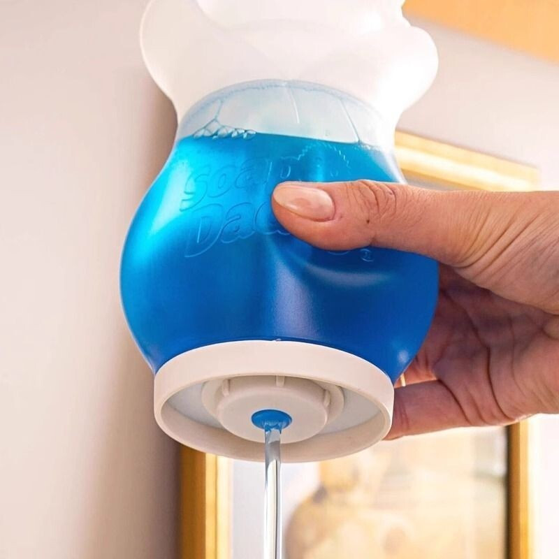 นําเข้าจากสหรัฐอเมริกาขัดขวดในครัวเรือนตู้ทําสบู่ครัวผงซักฟอกถังเก็บโลชั่นจ่ายผงซักฟอกTH99 SKX2