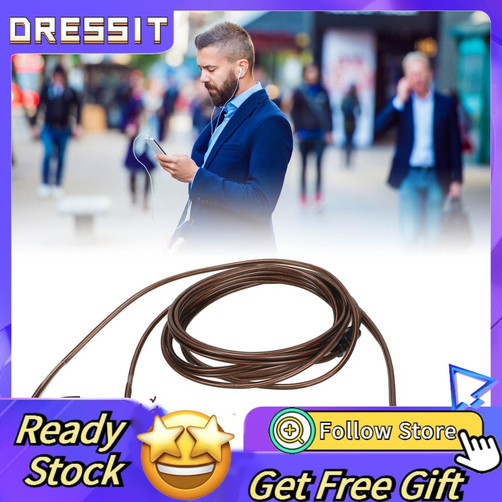Dressit-th สายเคเบิลหูฟังหลักสำหรับ UE3X UE18 W4R UM3X ES5 TFZ0 AS10 AS06 ZST ZS3 ZS4 ZS5 V10 V20 QT