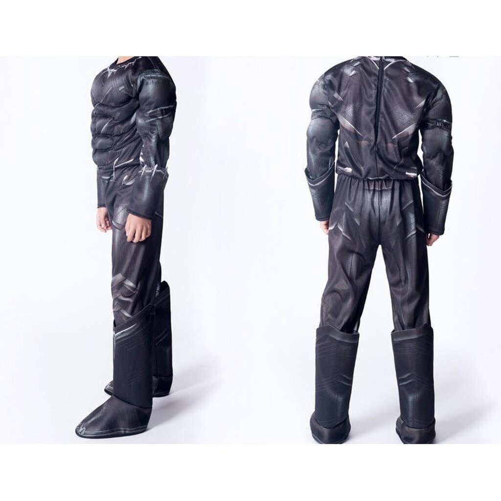 🔥ลดราคา🔥 Cosplay Black Panther รวมหน้ากาก ชุดแฟนซีเด็ก ชุดฮีโร่ ชุดแบล็คแพนเธอร์ ชุดซุปเปอร์ฮีโร่ มีกล้าม Black Panther - รูปที่ 5