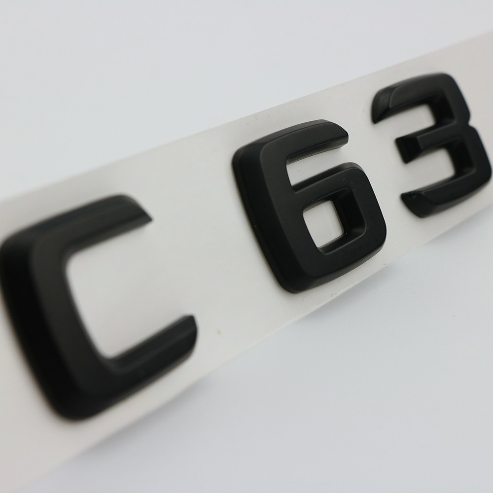 เหมาะสําหรับ Mercedes-Benz SL63 Tail Mark CLS63 ดัดแปลง E63 รถ Mark 6.3 AMG Fender Side Mark C63 รถส
