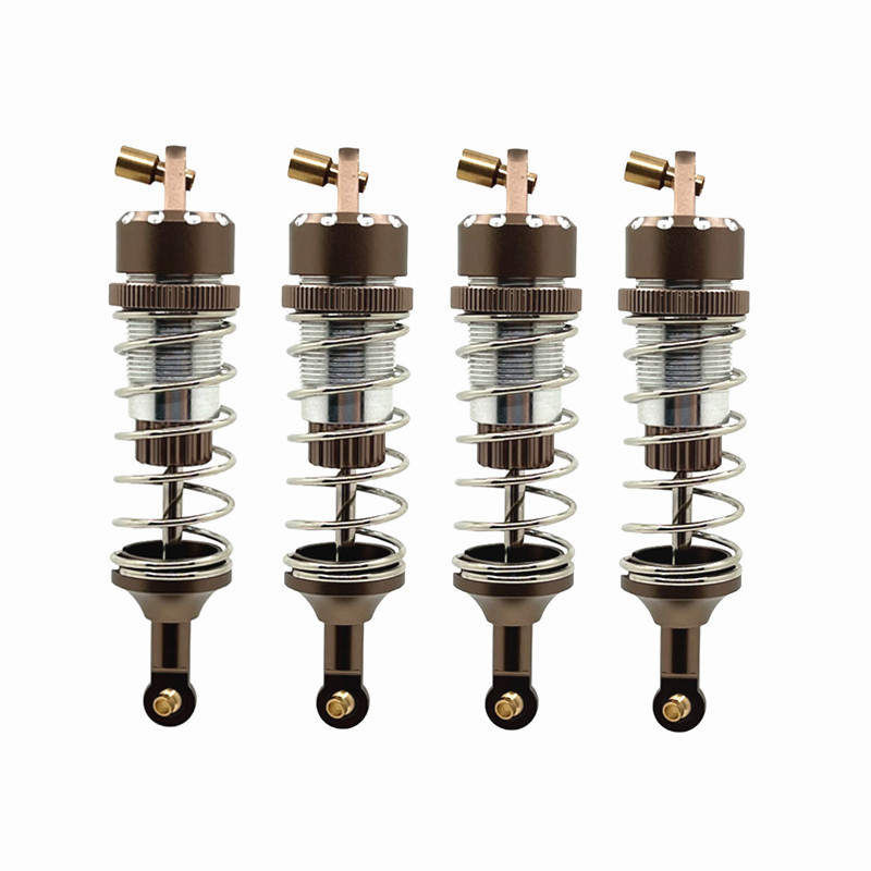 โช้คอัพหลังด้านหน้าของไฮดรอลิกสําหรับ Hyper GO MJX 1/7 7303 7304 RC รถโลหะอัพเกรด OP อุปกรณ์เสริมอะไ