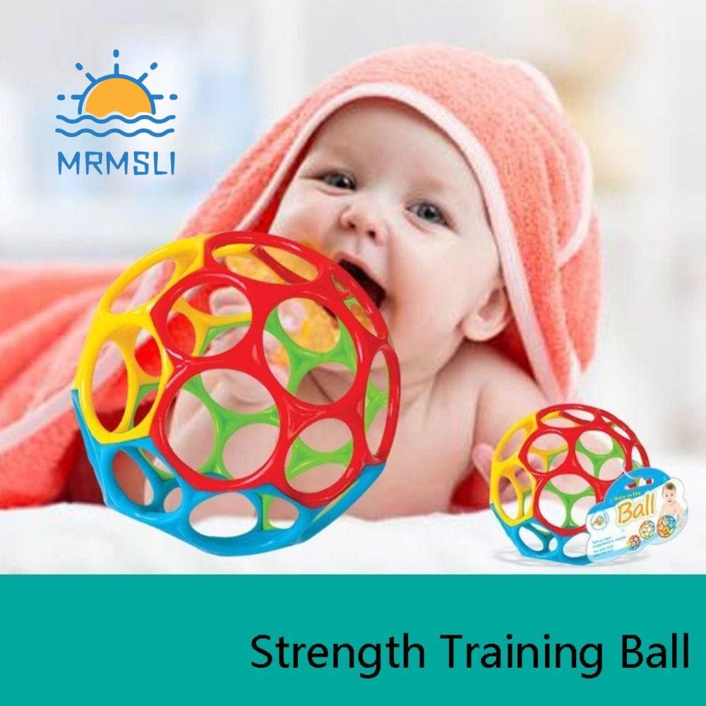 SHANCHAN ลูกบอลฝึกความแข็งแรง, BPA-Free Easy-Grap Bright Starts Oball, Age Infant and Up Rattle Chil