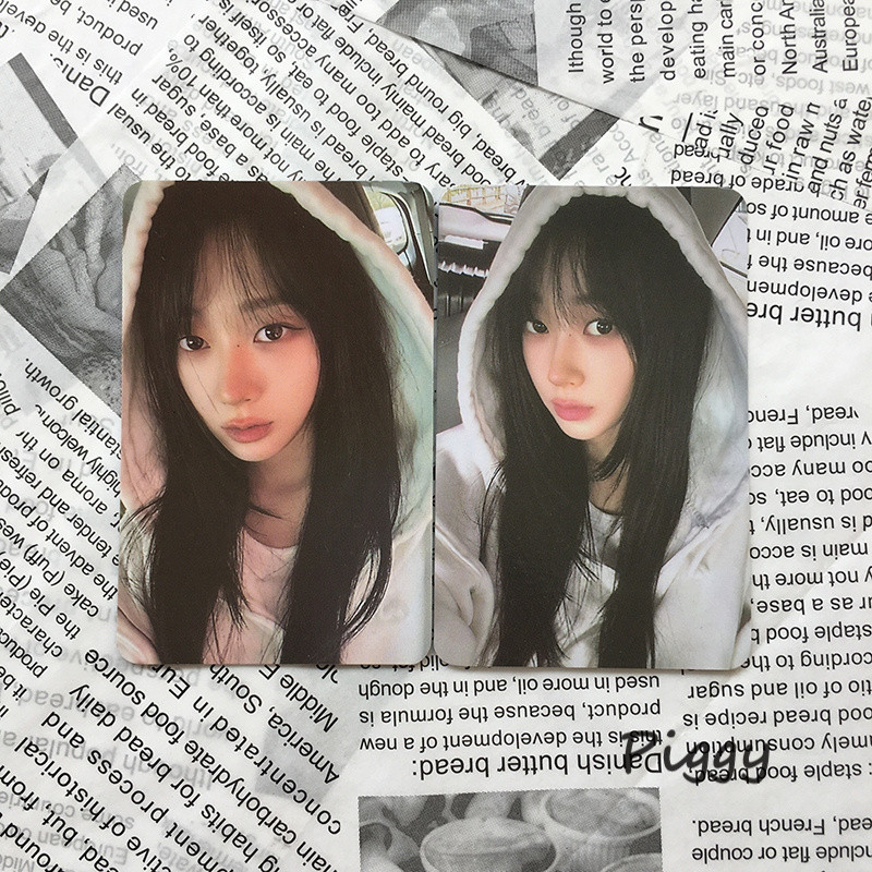 PiggyAespa ละคร Giselle Giselle การ์ดขนาดเล็ก การ์ดรูปถ่าย