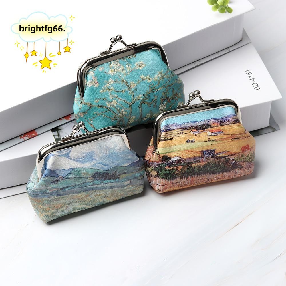 BRIGHTFG66 Change Bag Vintage Money Hasp Small Wallet