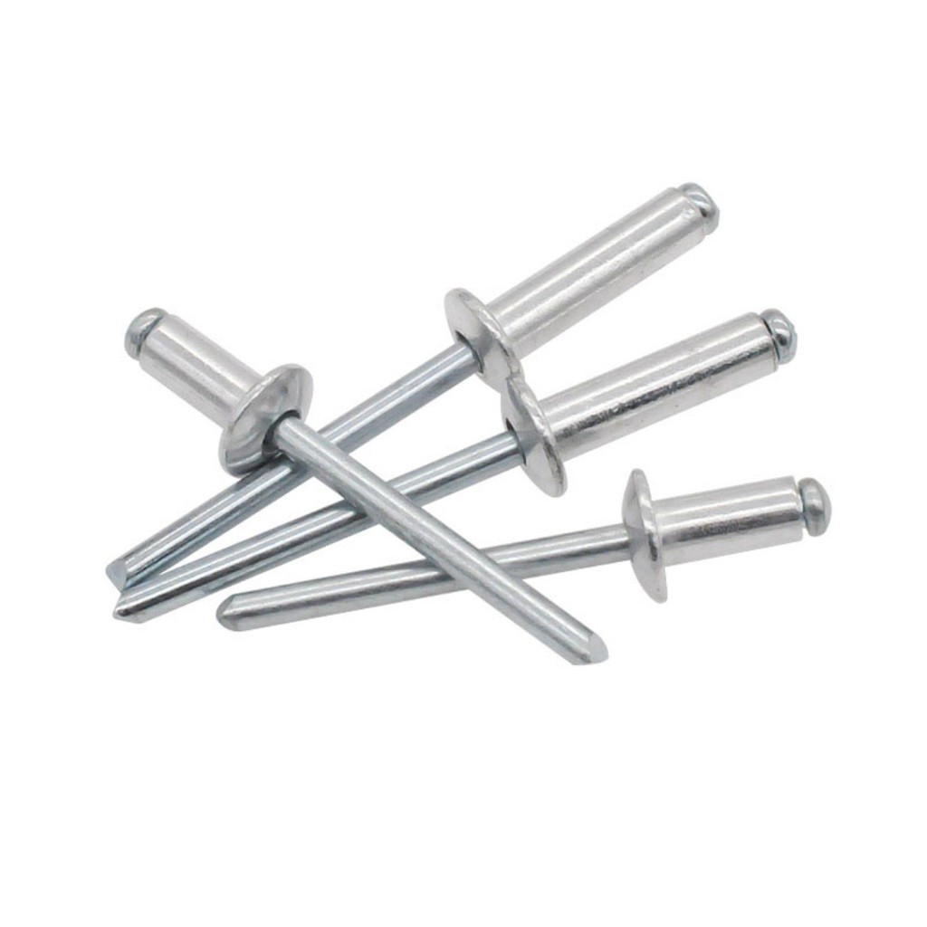 (-XCF)Countersunk Aluminium Pull Nails Silver/Black Pull Rivets Open Drawing Decorative Nails M2.4M2