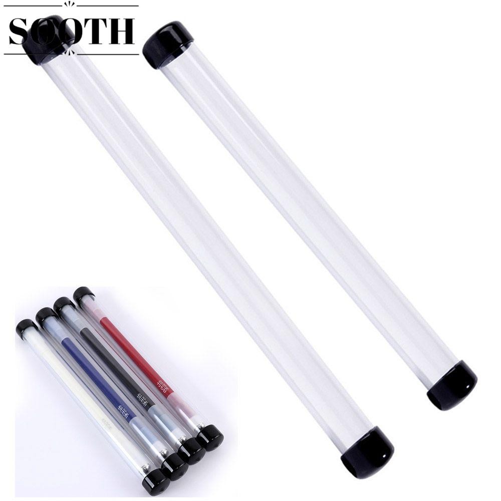 SOOTH Spinning Pen Tube Transparent Portable Pen refill Pen Organizer