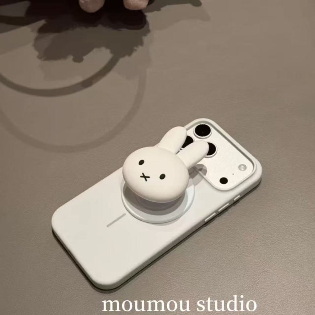 ซอกซิลิโคนเหลว มิฟฟี่ กระต่ายแม่เหล็กดูดเหมาะสําหรับ 17/16โปรแม็กซ์ เคสโทรศัพท์ 15 เคสป้องกัน 14 จุด สินค้า