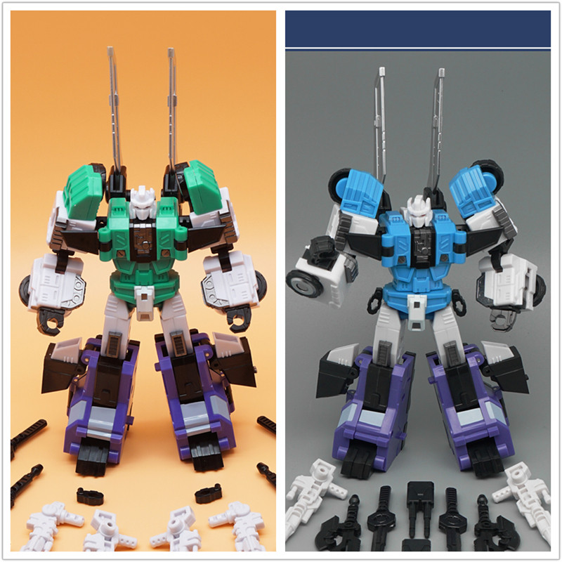 ทําเพื่อน Deformed Toy Small Scale Six-Sided Beast KD-01 KD-01D Blue Green