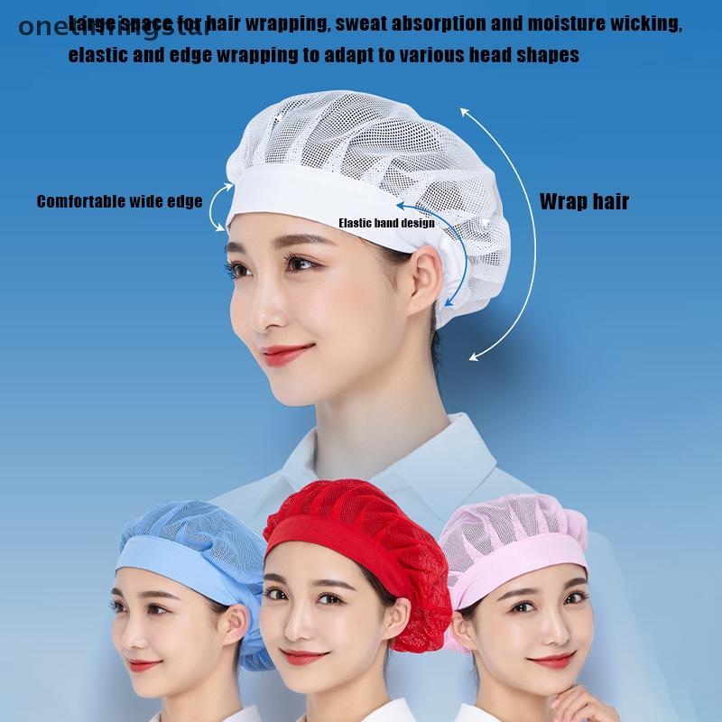 หมวกเชฟกันฝุ่น Onetimingstar สำหรับ Workshop และ Catering