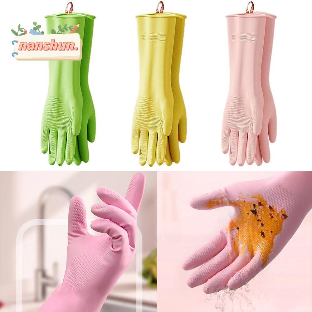คุณ ถุงมือล้างจานในครัว, เครื่องมือทําความสะอาด ถุงมือบุขนหนาแบบพกพา, ฝาครอบป้องกันในครัวเรือน ถุงมือทําความสะอาดมัลติฟังก์ชั