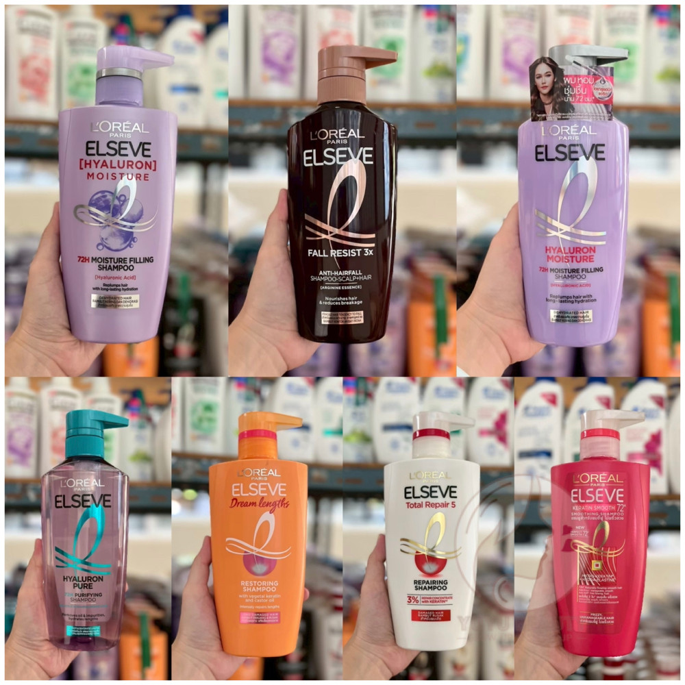 L'OREAL Paris Elseve Shampoo 400 Ml. ลอรีอัล ปารีส เอลแซฟ แชมพู 400 มล.